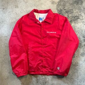 Vintage High Meadow 1980’s Red Champion Coach Jacket Medium - Fits L